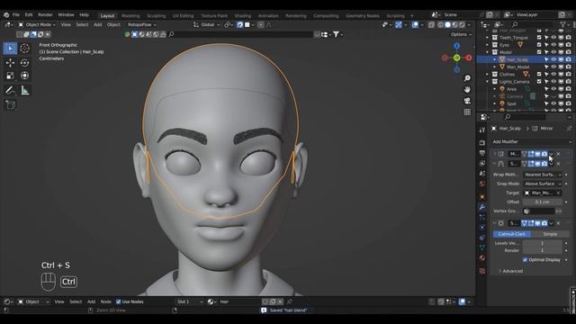 Hair Fade in Blender without Grooming or Geometry Nodes смотреть онлайн