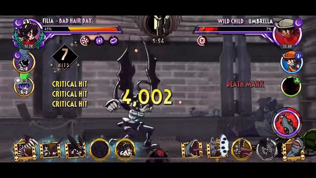Fighting two Umbrellas in Holodeck Hazards (Skullgirls Mobile) смотреть онлайн