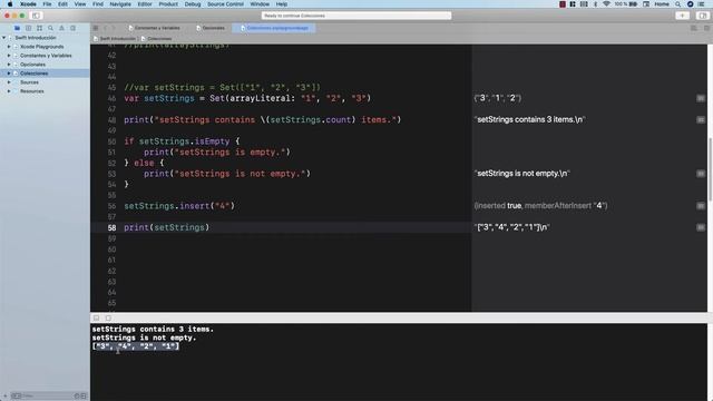 SWIFT: Curso Swift para PRINCIPIANTES ¿Cómo usar ARRAY, SET Y DICTIONARY en SWIFT? #4 смотреть онлайн