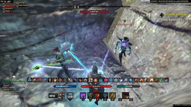 ESO PVP 1VX | Guild vs Zergs смотреть онлайн