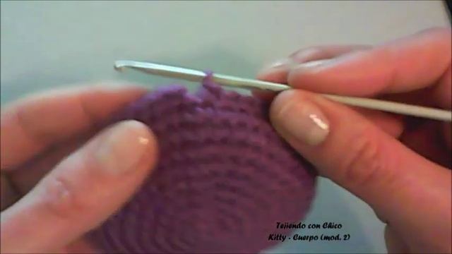 Tutorial amigurumi Hello Kitty - Cuerpo (mod-2)