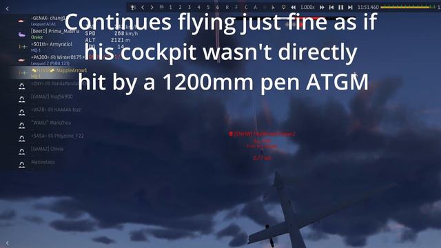War Thunder - Su-25 vs AGM-114K Hellfire 2 смотреть онлайн