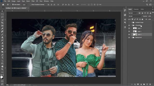How To Create Short Film Video Thumbnail l Photoshop Tutorial l Hansana LK #photoshop #thumbnail смотреть онлайн