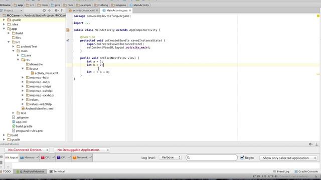 Android Studio Basic - 03 Function - OnClick - Variable смотреть онлайн