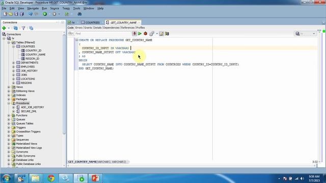 Stored Procedure with Input and Output Parameters | Oracle DB смотреть онлайн