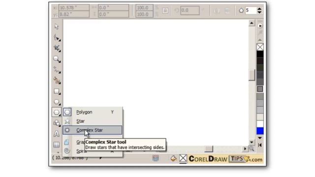 Complex Star tool in CorelDraw смотреть онлайн