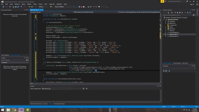 Xamarin Android Tutorial 15 Searching a ListView using LINQ смотреть онлайн