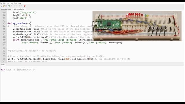 Raspberry Pi Pico PIO - PIO Interrupts using MicroPython - Ep. 20 смотреть онлайн