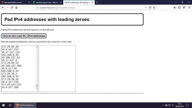 Sorting by IPv4 addresses in Excel смотреть онлайн