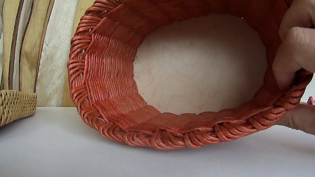 Мое летнее плетение из бумажной лозы смотреть онлайн