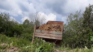Работа на самосвале зил 4514 /Вожу грунт от рытья канализации