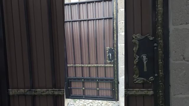 Ворота, калитка модель 48 смотреть онлайн