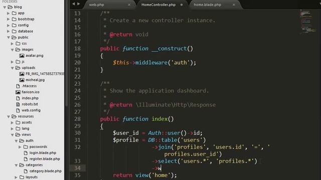 Laravel 5.4 Blog Tutorial Part-8 - Display Profile Image on Homepage смотреть онлайн