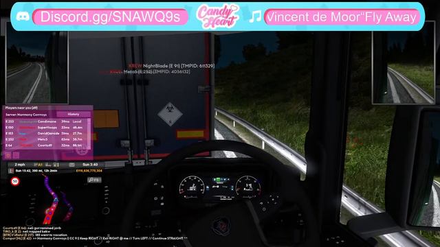 (ENG) TruckersMP-ETS-Harmony Convoy смотреть онлайн