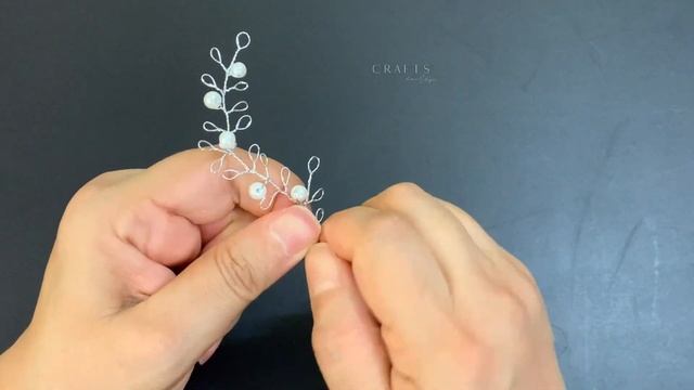 How To Make Bridal Tiara With Pearl And Rhinestone