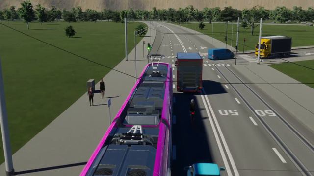 Trambience E02 - Cities Skylines 2 Ambience (with radio) смотреть онлайн