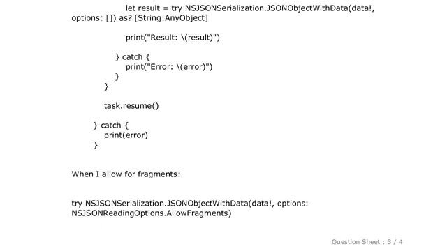 iOS : JSON Error when posting JSON смотреть онлайн