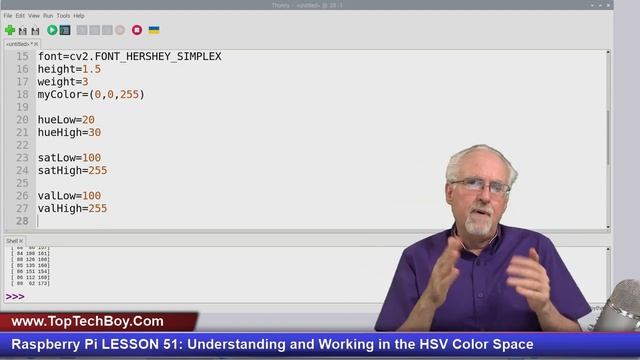 Raspberry Pi LESSON 51: Understanding and Working in the HSV Color Space смотреть онлайн
