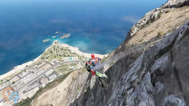 GTA 5 Iron Spiderman Falling off Highest Buildings - Episode 05 (Euphoria Ragdolls) смотреть онлайн