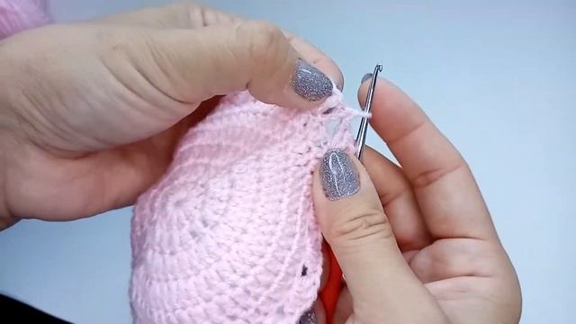 Чепчик для новорожденного крючком / Легкий способ чепчика крючком / Чепчик крючком для начинающих