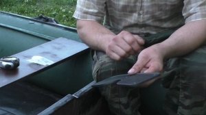 Накладка на транец пластик