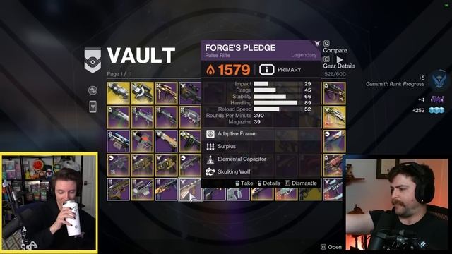 DATTO deletes my vault! Destiny 2 vault cleaning | Myelin Games смотреть онлайн