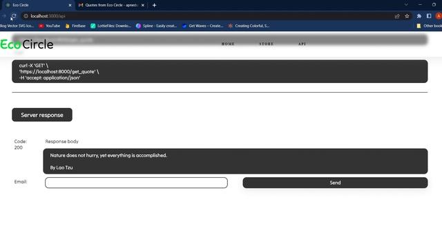 Eco Circle - Open Hacks Project | I have used Fastapi, ReactJS for making this project смотреть онлайн