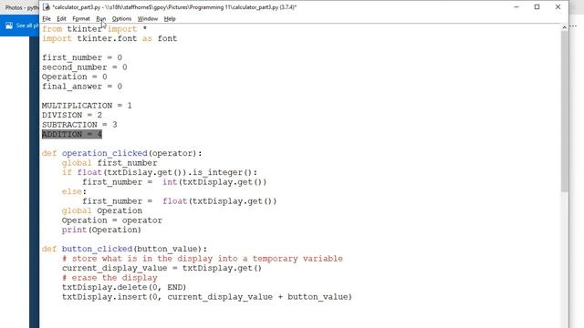 Python Calculator Lesson 3 смотреть онлайн