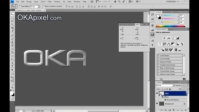 How to Create a Chrome Logo With Photoshop free tutorial смотреть онлайн