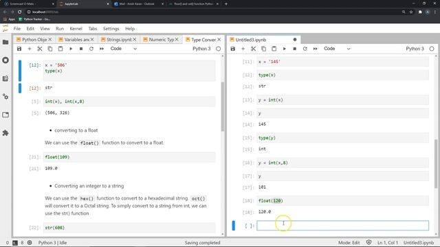 Python Tutorial For Beginners | Type Conversion In Python | Python Numeric Data Types | SimpliCode смотреть онлайн