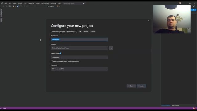 Lekcja 0 - instalacja Visual Studio i pierwsza aplikacja смотреть онлайн