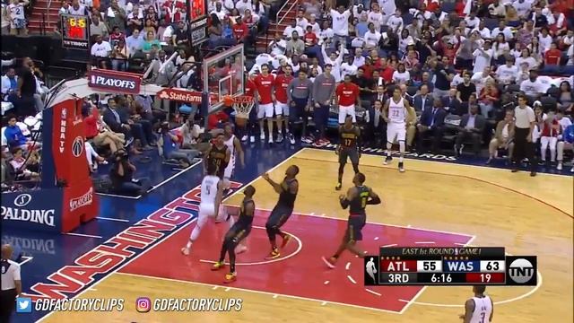 John Wall UNREAL Game 1 Highlights vs Hawks 2017 Playoffs - 32 Pts, 14 Ast, HUMBLE! смотреть онлайн