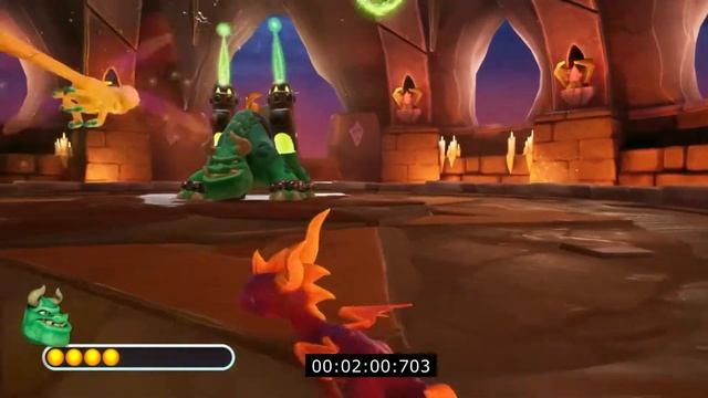 Spyro 2 (Reignited) Battre Gulp en moins de 4 minutes sans se faire toucher смотреть онлайн