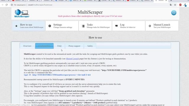 "MultiScraper for CS-Cart" software Installation process смотреть онлайн