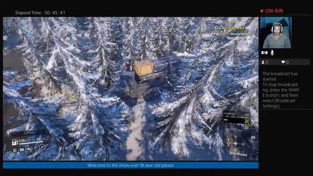 Snow runner on ps4 hope u like and listening to music got to be over 18 please смотреть онлайн
