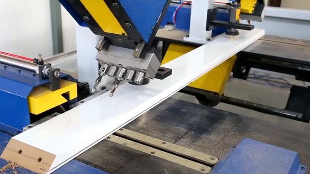 Заусовочный двухпильный станок для изготовления дверных коробок WOODMASTER 400 EXPERT смотреть онлайн