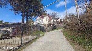 Красивые дачи с видом на море.