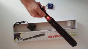 Обзор электрошокера телескопическая дубинка Молния YB-1120