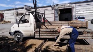 Кран на газель.#diy #самоделкисвоимируками #своими #погрузчик