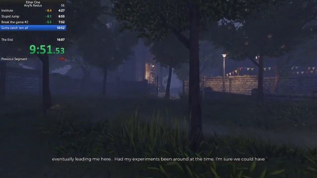 Ether One Speedrun - Redux - Any% in 15:52 [Obsolete] смотреть онлайн