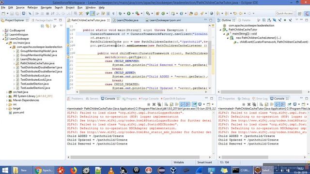 Apache Curator PathChildrenCache Recipe Zookeeper in Tamil смотреть онлайн