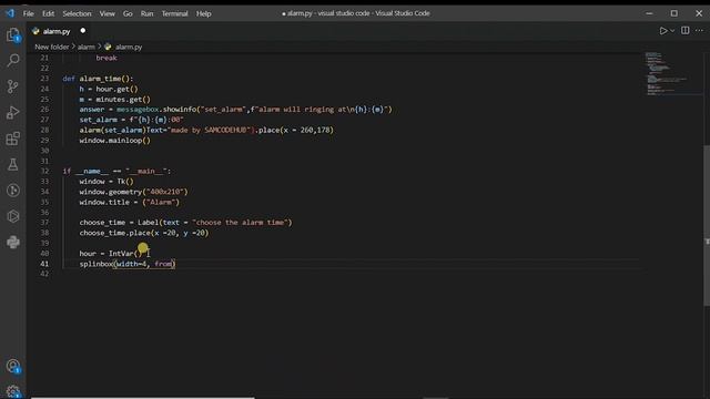 How To Make Alarm Clock Graphic User Interface Using Python Tkinter GUI(full code) смотреть онлайн
