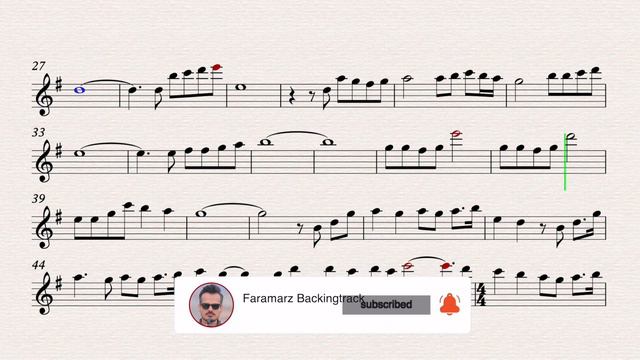 The Prayer - Bocelli - No Copyright Karaoke & Play Along for Trumpet, Tenor Saxophone - Sheet Music смотреть онлайн