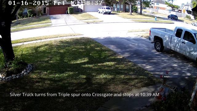 Silver Truck In Northgate Crossing 1-16-2015 смотреть онлайн