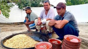 Узбекистан! Национальная борьба! Кураш! Праздничный плов! Суннат Туй! Полтонны плова!