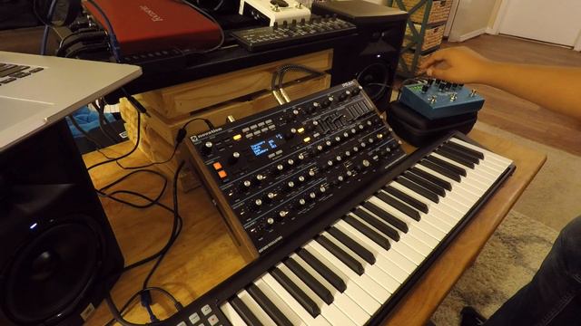 Novation Peak and Strymon Big Sky смотреть онлайн