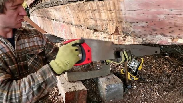 8. Removing her Keel ( & the return of the building inspector ) - Rebuilding Tally Ho EP8 смотреть онлайн
