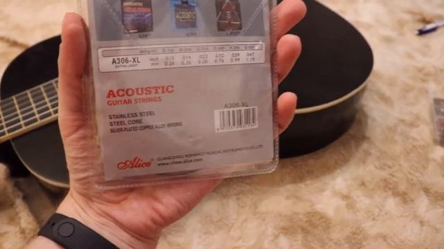 Струны Alice для акустической гитары смотреть онлайн