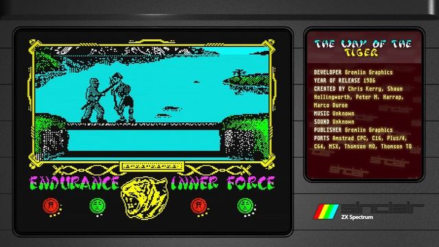The way of the Tiger - Quick Look - ZX Spectrum смотреть онлайн