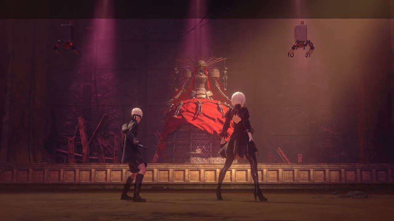 NieR: Automata [RUS, без комментариев]. Часть 4: Парк развлечений.